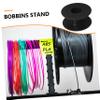 SEWACC 4pcs Electrical Cord Reel Large Capacity Plastic Cable Organizer for Wire Management Portable Storage Reel for Copper Steel Fishing Line view 3