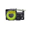 5PK Black On Fluro Yellow 18mm Fluorescent Tape Compatible with Label Printer Models KL-60 KL-60SR KL-C500 KL-P350W AR-18FYW view 4