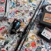 Joyppy 155 PCS Funny Fishing Stickers for Adults, Holographic Outdoor Waterproof Vinyl Fish Decals for Boat Laptop Tool Trackle Box Cooler Gifts for Men Dad Fisherman view 2