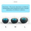 24 PCS/12 Pairs Silicone Earbud Tips, KZ ZS10 PRO IEM Eartips, Replacement in Ear Monitor Rubber Tips for ZSN PRO X, EDX PRO, ZAS, KBEAR KS1, KS2, CCZ Melody, DC01 PRO, DC02, DC03 (Blue Gray, Small) view 2