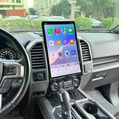 16.8 Inch Qualcomm Android 13 Car Radio for Ford F150 2015-2021 F250 F350 F450 2017-2021 Stereo Upgrade IPS Touch Screen Android Auto GPS Navigation Multimedia Player (SYNC2, 8-128GB)