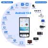 16.8 Inch Qualcomm Android 13 Car Radio for Ford F150 2015-2021 F250 F350 F450 2017-2021 Stereo Upgrade IPS Touch Screen Android Auto GPS Navigation Multimedia Player (SYNC2, 8-128GB) view 3
