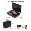 CHEOTIME Underwater Fishing Camera, 4.3 Inch HD Touch Screen 195 Wide Angle Fish Finder Camera with 30m Cable for Boat Ice Fishing Lake River view 2