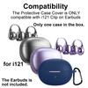 smaate Silicon Case Cover Compatible with King Lucky Clip on Earbuds Open Ear Headphones i121 True Wireless Earbuds view 2