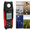 Diydeg Digital Illuminance Meter, LCD Digital Light Meter 0.1 to 200000LX Handheld Light Brightness Measurement Tool with LCD Screen for Photography view 2