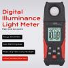 Diydeg Digital Illuminance Meter, LCD Digital Light Meter 0.1 to 200000LX Handheld Light Brightness Measurement Tool with LCD Screen for Photography view 3