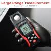 Diydeg Digital Illuminance Meter, LCD Digital Light Meter 0.1 to 200000LX Handheld Light Brightness Measurement Tool with LCD Screen for Photography view 4