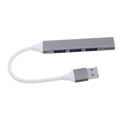 Mipcase Multi Port USB Hub Extender Splitter for Laptop and PC Portable Lightweight USB Expansion Adapter Supporting Multiple Devices High Speed Data Friendly Design in Space Gray