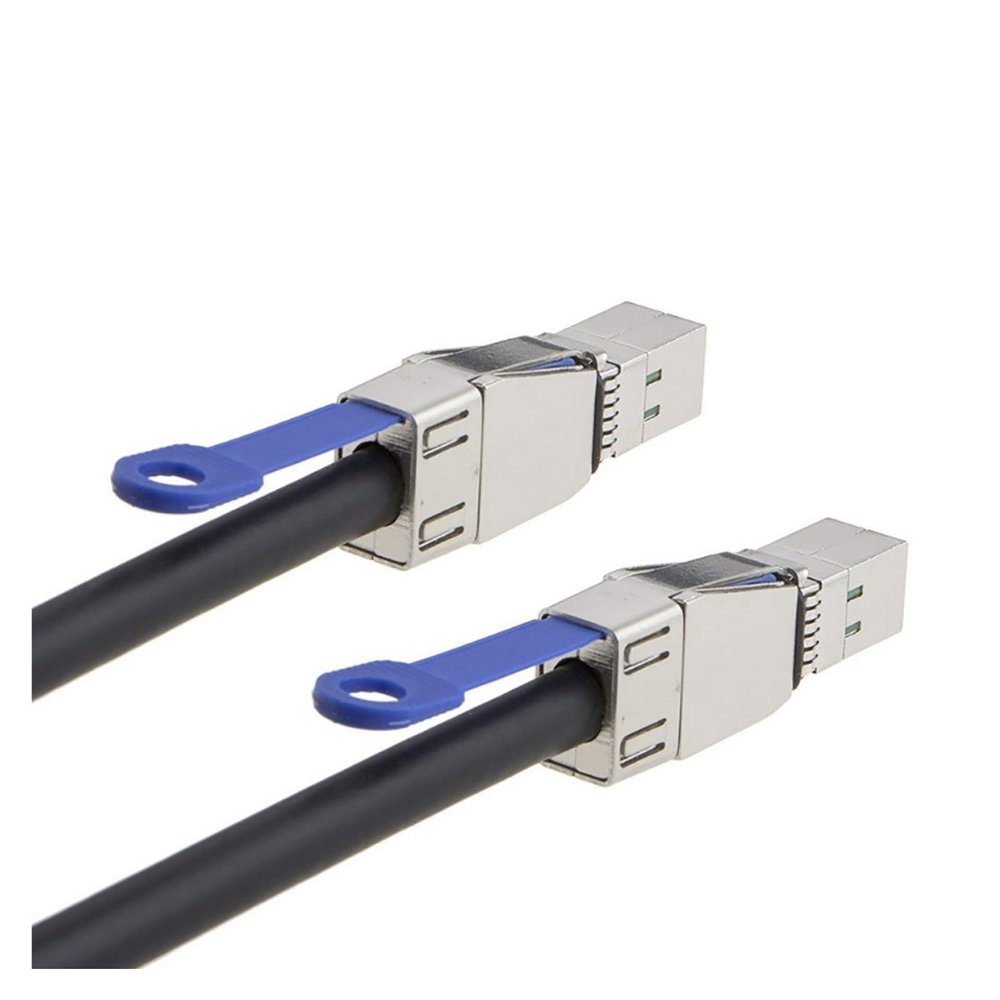 0.5M External M1ni S/AS HD SFF-8644 to M1ni S/AS SFF-8644 High Density HD Cable for Hard Disk Server Card