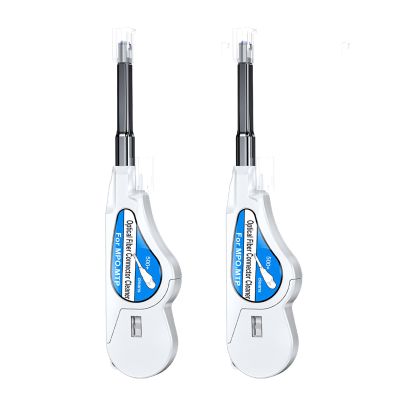 fyboptwu MPO/MTP Fiber Optic Cleaner Pen, 600 Cleans, 2pc White