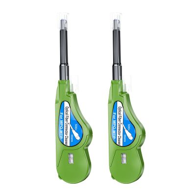 fyboptwu MPO/MTP Fiber Optic Cleaner Pen, 600 Cleans, 2pc Green