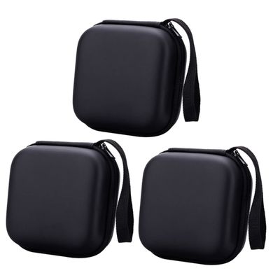 ARTIBETTER 3pcs Travel Cable Organizer Case Portable Earphone Storage Pouch Wear Resistant Electronics Gadget Carrying Bag for Chargers and Small Wires