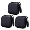 ARTIBETTER 3pcs Travel Cable Organizer Case Portable Earphone Storage Pouch Wear Resistant Electronics Gadget Carrying Bag for Chargers and Small Wires view 1
