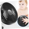 balacoo USB Charging Car Fan Rotatable Mini Cooling Fan with Suction Cup for Trucks Cars Office and Home Stable Abs Material Dashboard Mount view 4