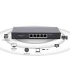 Asixxsix Network Switch 2.5 Gigabit, 5 Ports Multi Gigabit Unmanaged Ethernet Switch Plug and Play Desktop Wall Mount Ethernet Splitter Network Hub for NAS, Metal Design (US Plug (100-240V)) view 3