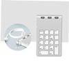 CATIEBYE Mechanical USB Numeric Keypad with Keys and USB Ports Hub Silver Zinc Alloy Pad for Laptop and Desktop Compatible with Windows Xp view 4