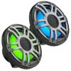 HERTZ HMX 7.7 S-LD-G  7.7" Hi-End LED Marine Coaxial Speakers, 200W Peak, 4, IP65 Water-Resistant, Sport Grille, UV & Salt Fog Certified view 1