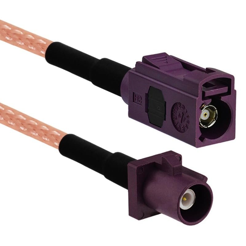 D-Sub Male/Female Purple to SMA Plug/Jack Pigtail Cable Adapter RG316 15cm for GPS (Type 14)