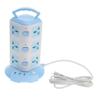 BRIGHTFUFU Multi Plug Outlet Power Strip Tower with USB Ports Fireproof Abs Shell High Temperature Resistant Charging Station for Home Office Dorm US Plug Cord view 1