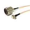 N-Type Open Switch TS9 Plug Right Angle 90 Degree Pigtail Cable RG316 30cm for 3G Wireless Modem view 1