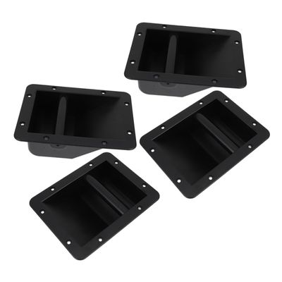 DIYEAH 4pcs Plastic Speaker Handles Replacement Carry Grip for Amplifier and Case Box Sturdy Comfortable Replacement Handle for Stage Audio Equipment