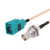 1 PC Universal Z-Shaped Male/Female to BNC Plug/Jack Pigtail Cable (30CM) (FakraK-BNCK) view 1