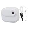 Zyyini Mini Body Camera, 1080P HD Wearable DV Camcorder with Magnetic Design and Night Vision, Built in 32GB Memory Card, for Cycling Travel Sports Vlog Camping (White) view 1