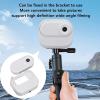 Zyyini Mini Body Camera, 1080P HD Wearable DV Camcorder with Magnetic Design and Night Vision, Built in 32GB Memory Card, for Cycling Travel Sports Vlog Camping (White) view 3
