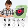 ElekVerse Bidirectional Bluetooth Wall Mountable CD Player Built-in Speakers, Portable Music Player with Dust Cover Remote Control, Support FM Radio USB Flash Micro SD AUX Play (Black) view 2