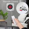 ElekVerse Bidirectional Bluetooth Wall Mountable CD Player Built-in Speakers, Portable Music Player with Dust Cover Remote Control, Support FM Radio USB Flash Micro SD AUX Play (Black) view 4