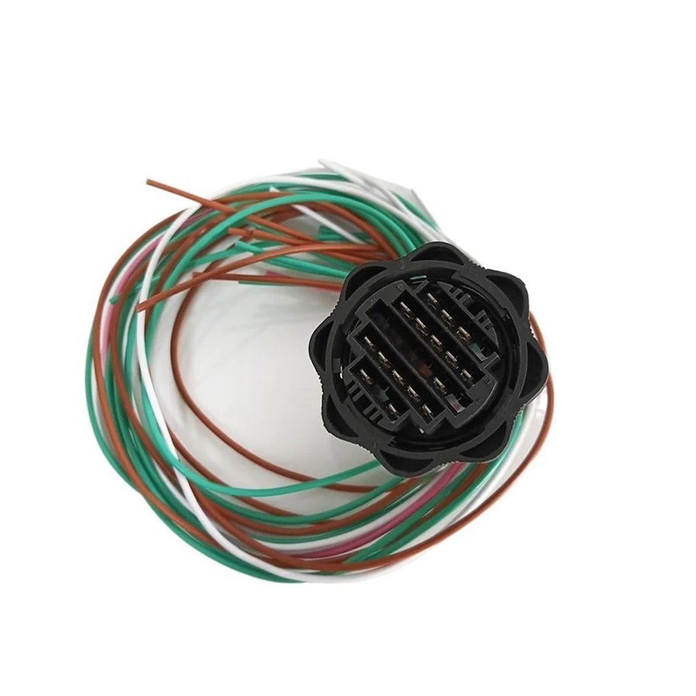 1pcs Door Wiring Harness Plug Instrument Wiring Cable Compatible for Citroen Sienna Elysee 206 C21(16 pin)