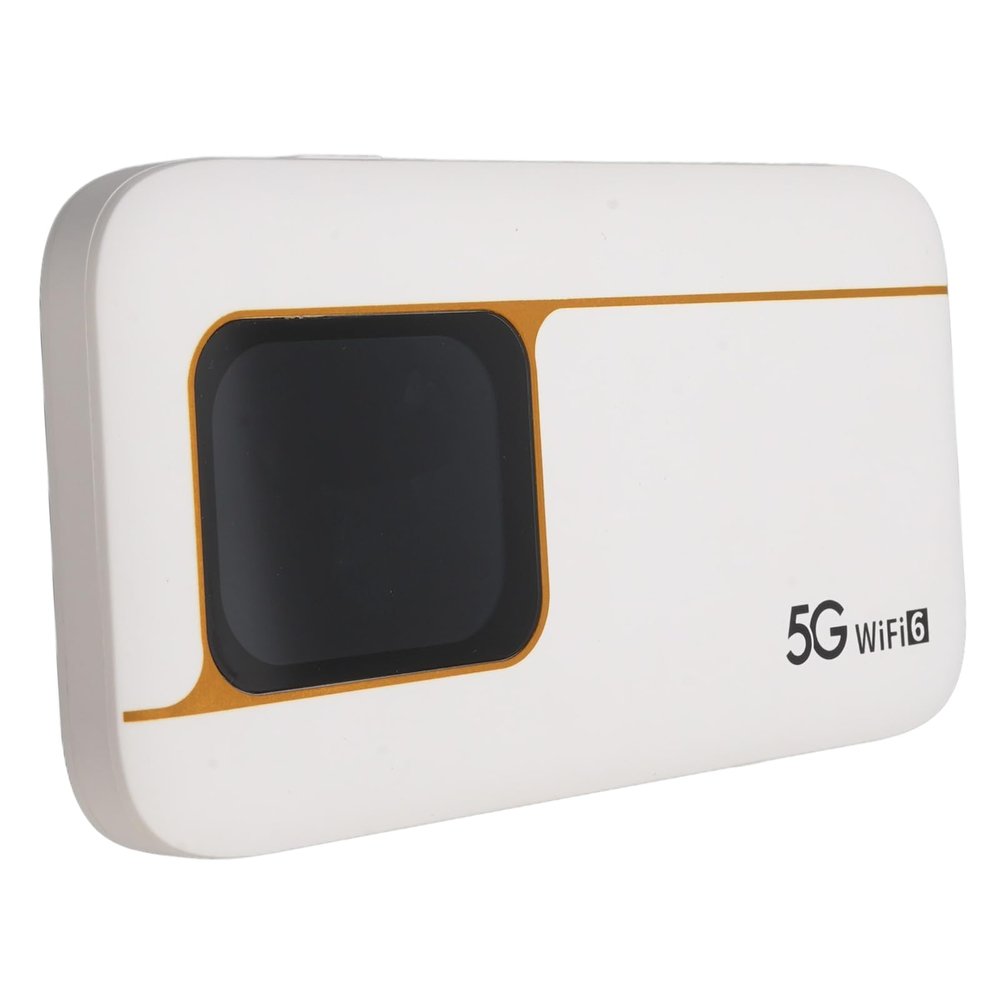 Diyeeni 5G LTE WiFi Mobile Hotspot  Up to 2.77Gbps Speed, Pocket Hotspot Device with Sim Card Slot & Touch Screen, Support 2.4G/5.8G, Connects Up to 16 Devices, IP67