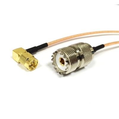 SMA Female Male Switch UHF Plug SO239 Patch Cord Adapter RG316 6 Inch for Wireless Modem (50cm) (Type 6)