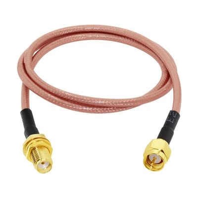 SMA Male to Female Plug Jack Connector Pigtail Extension Cable, Suitable for (100CM) (RG142)