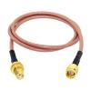SMA Male to Female Plug Jack Connector Pigtail Extension Cable, Suitable for (100CM) (RG142) view 1