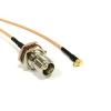 TNC Female Nut Switch MMCX Male Right Angle Pigtail Cable RG316 10CM for Wi-Fi Wireless Modems view 1