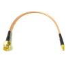 SMA Male Plug to MMCX Straight Pigtail Cable RG316 for Wi-Fi Wireless 3G 4G Modem 15CM view 1