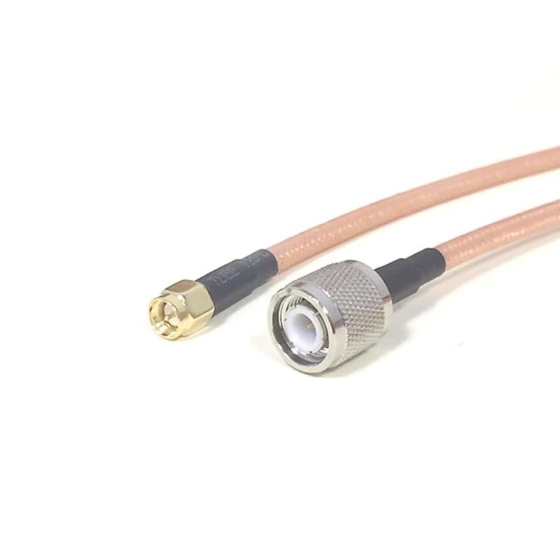 WiFi Antenna Cable SMA to TNC Male Plug Pigtail Adapter (10CM) (RG142)