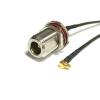 Female Bulkhead to MMCX Male Right Angle Pigtail Cable for Wi-Fi routers (30CM) (RG174) view 1