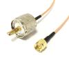 SMA Plug Switch UHF Male PL259 Cable Adapter (100CM) (RG142) view 1
