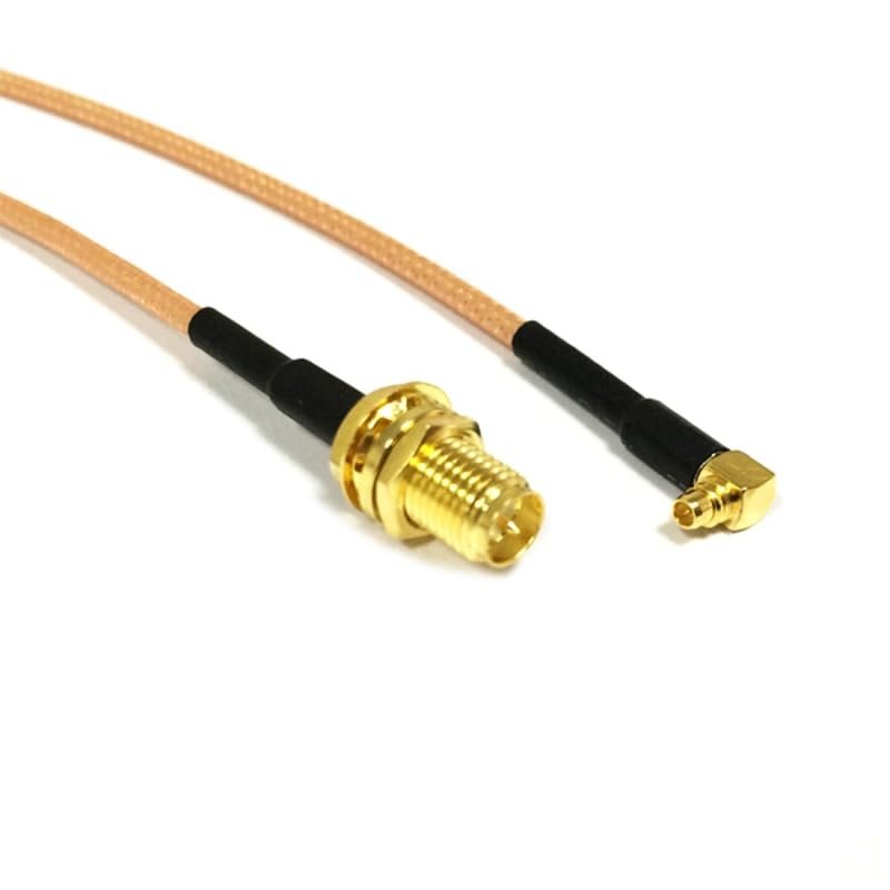 RP SMA Female Switch to MMCX Male Right-Angle Pigtail Cable (15CM) (RG316)