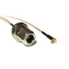 Female Bulkhead to MMCX Male Right-Angle Pigtail Cable for Wi-Fi routers (500CM) (RG178) view 1