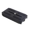 Dpofirs Tripod Head Rapid Platted, Scaled Silicone Cushion Stabilizer Storage Case Plate Anodizing Aluminum for Accessories view 3
