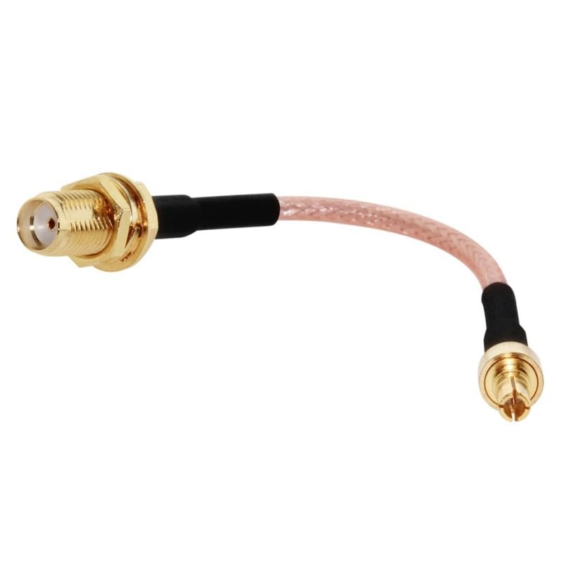 SMA Female nut to TS9 Straight Pigtail Cable RG316 for WiFi Wireless 3G 4G Modem (10CM)