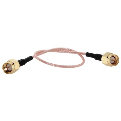 SMA Male to SMA Male Plug Jack Connector Pigtail Extension Cable (50CM) (RG178)