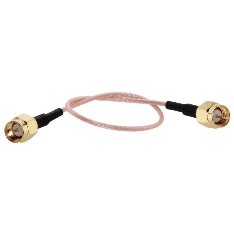 SMA Male to SMA Male Plug Jack Connector Pigtail Extension Cable (50CM) (RG178)