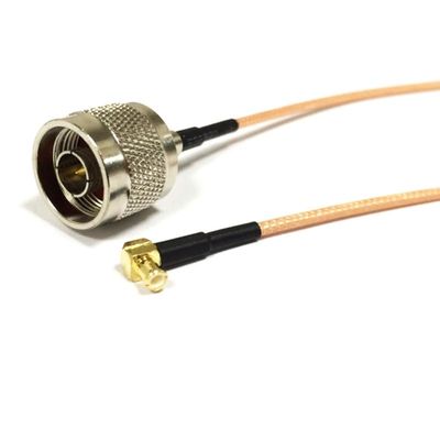 1 x MCX Plug Right Angle RA to N Male Patch Cable Adapter for WiFi Router (1000CM) (RG316)