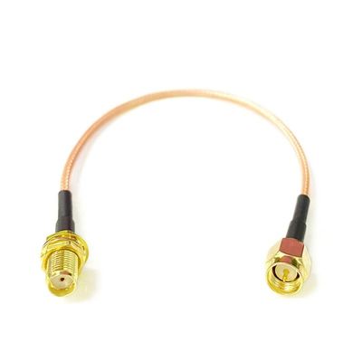 SMA Female nut to SMA Straight Pigtail Cable RG316, Suitable for WiFi Wireless 3G 4G Modem (50CM)