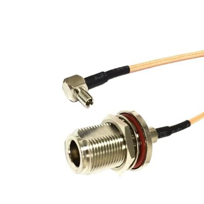 N-Type Female Switch TS9 Plug Right Angle 90 Degree Pigtail Cable RG316 100cm for 3G Wireless Modem