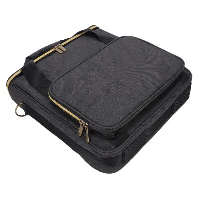 Drfeify Record Carrying Bag, Holds Up to 10 Records, Portable Storage Bag for 7in 10in 12in, for DJs, Collectors, and Music Enthusiasts